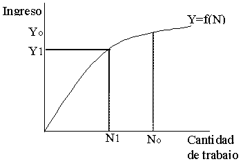 Función de producción y nivel de ocupación